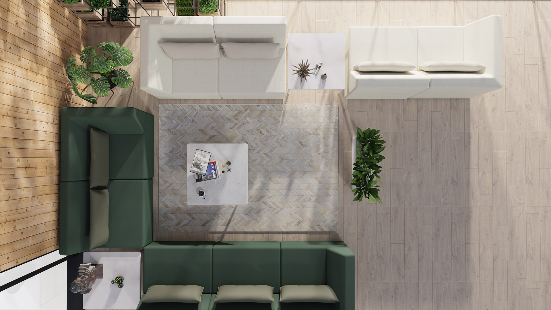 Des sièges ‘lounge’ pour des réunions informelles 
