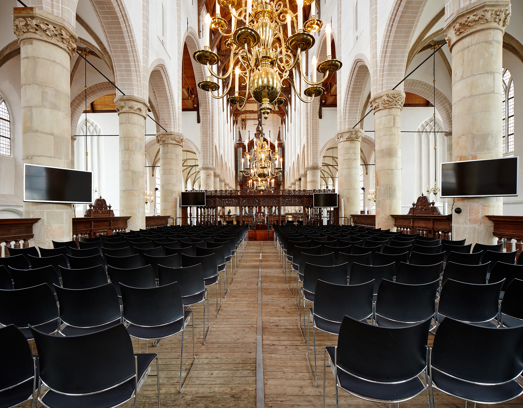 Grande Église de Naarden - une fois par an, l'église devient une salle de concert